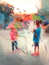 Hafsa Shaikh, 24 x 36 inch, Oil on Canvas, Figurative Painting, AC-HFS-053